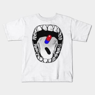 akira pill mouth Kids T-Shirt